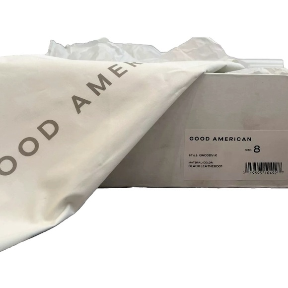 Good American Chelsea
Combat Boots Black Size 8 NIB Pull On Style - Picture 9 of 9